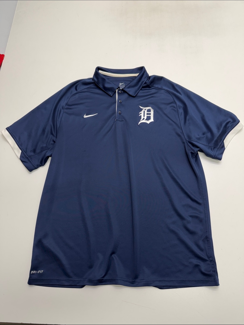 DETROIT TIGERS Men’s XL Blue Polo Shirt MLB